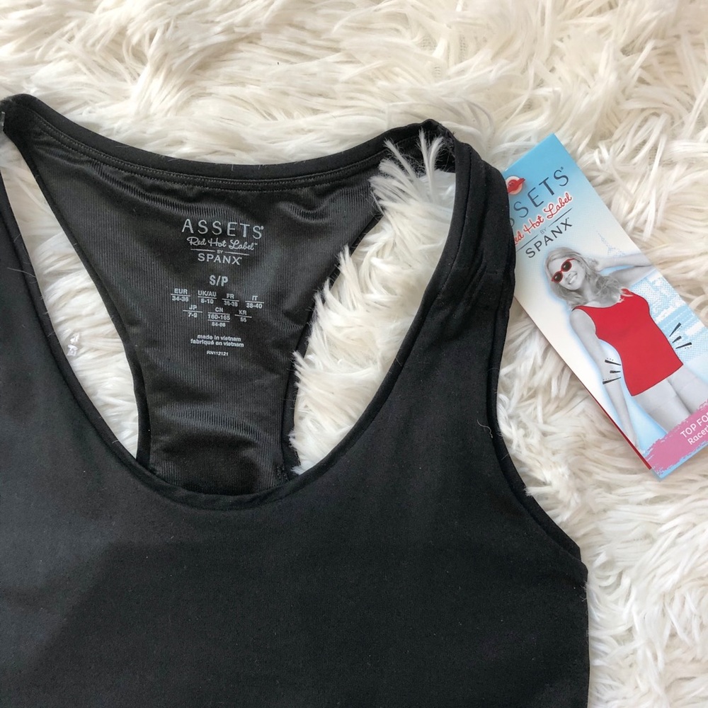 New with tags SPANX TOP FORM RACER BACK TOP SZ SM - Picture 4 of 7